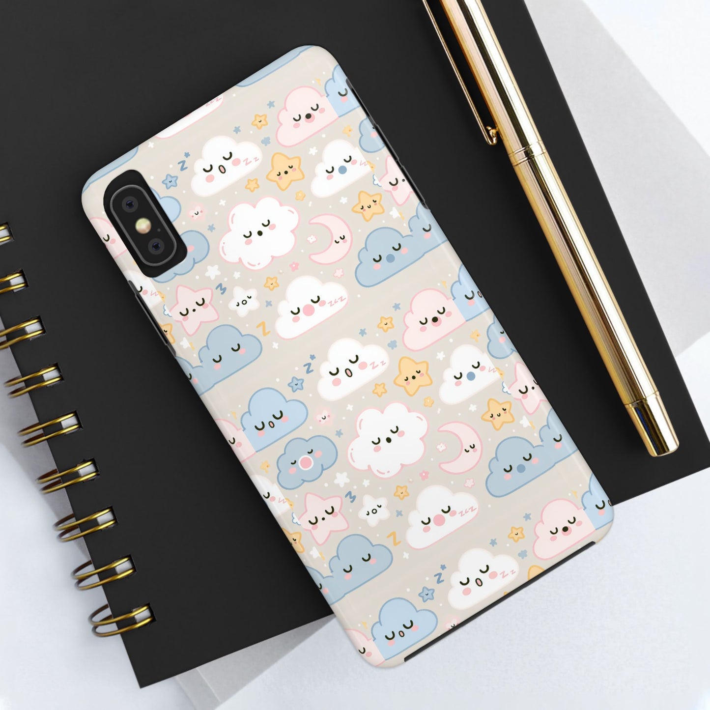 Snooze Clouds | Tough Phone Case - Caseadia