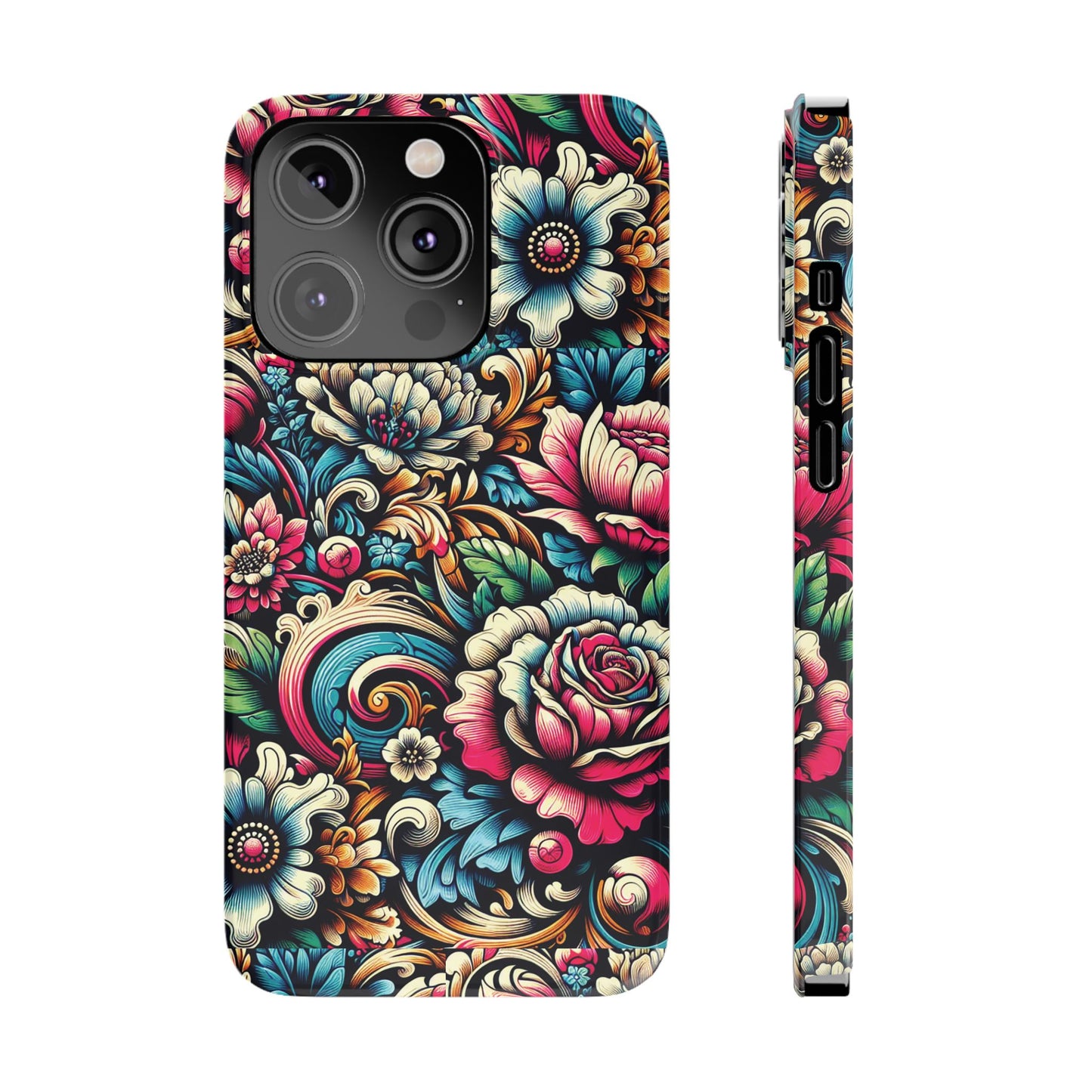 Vibrant Floral | Slim - Caseadia