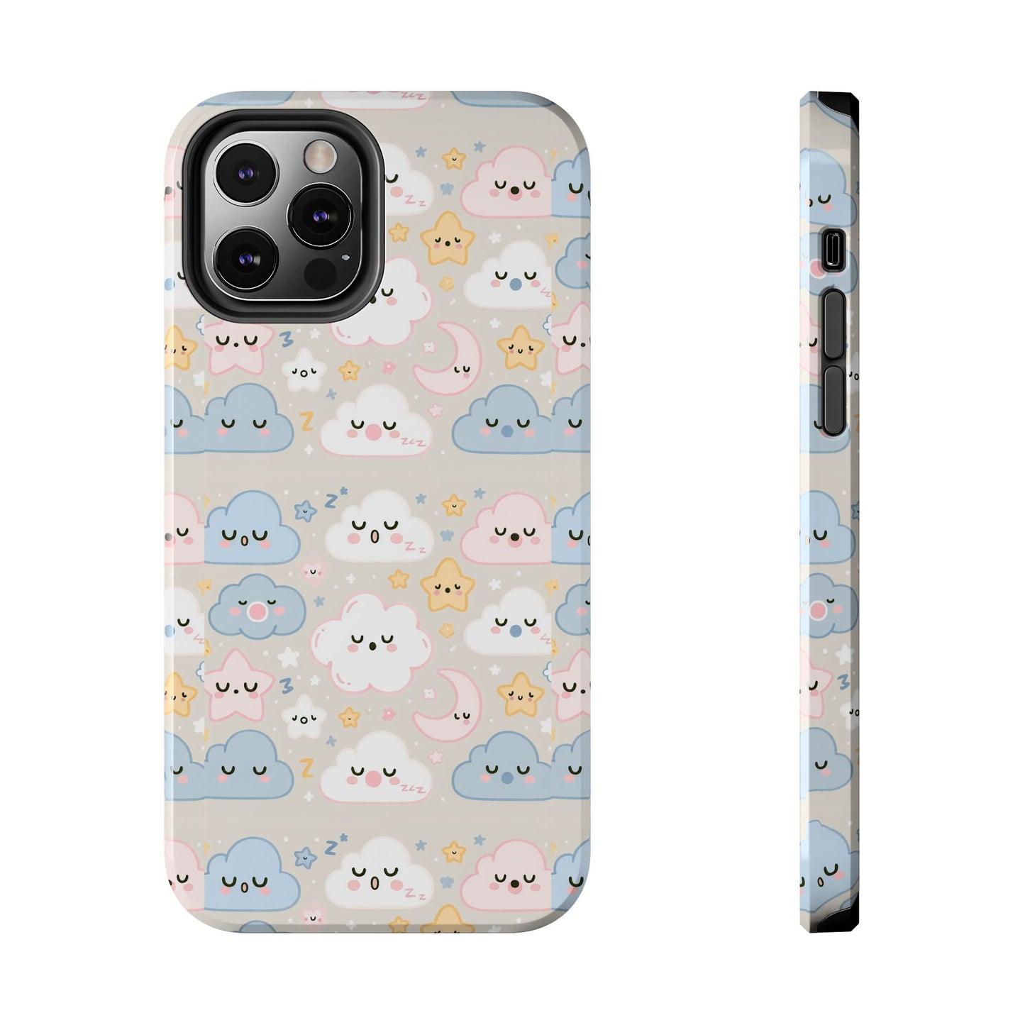 Snooze Clouds | Tough Phone Case - Caseadia