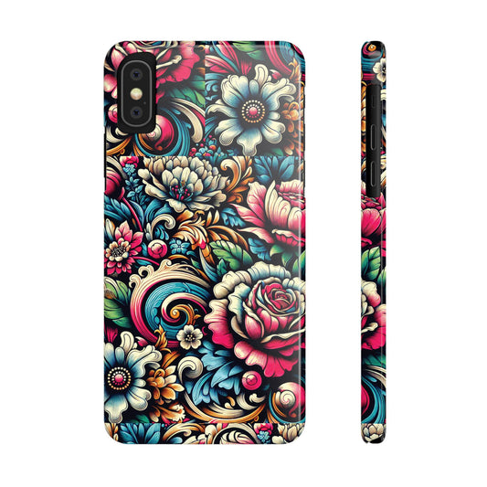 Vibrant Floral | Slim - Caseadia