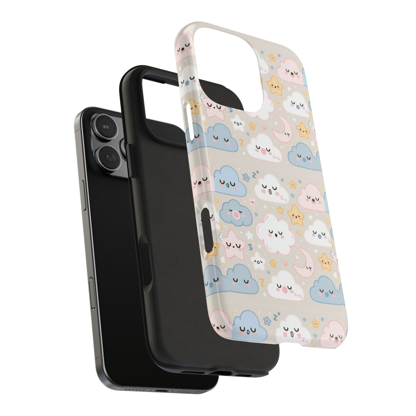 Snooze Clouds | Tough Phone Case - Caseadia