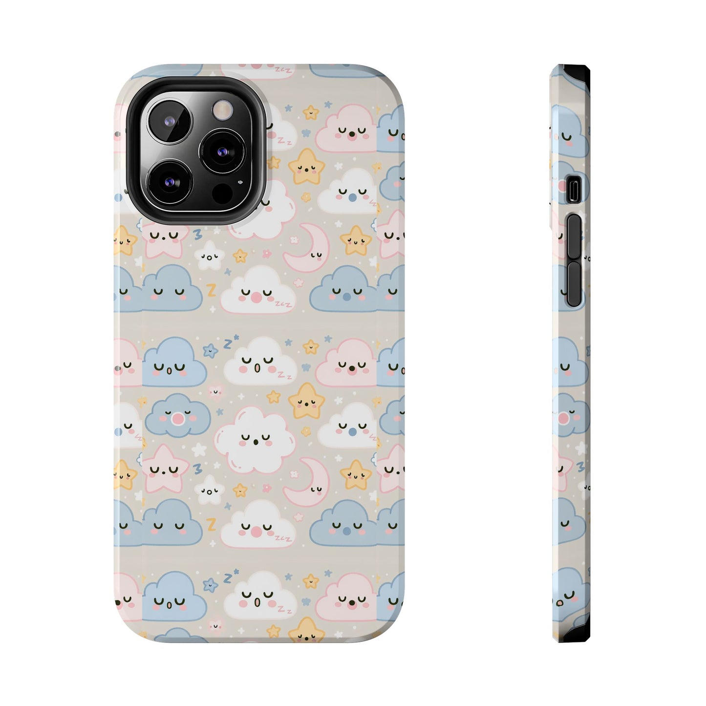 Snooze Clouds | Tough Phone Case - Caseadia