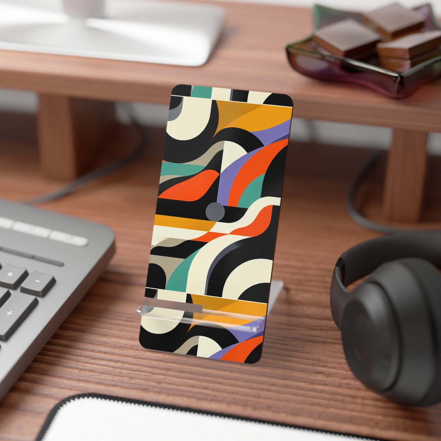 Colorful Abstract | Mobile Stand - Caseadia