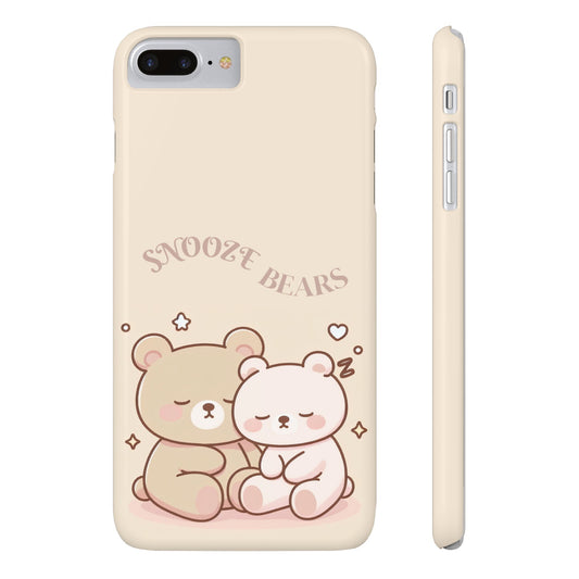 Snooze Bears | Slim Phone Case - Caseadia
