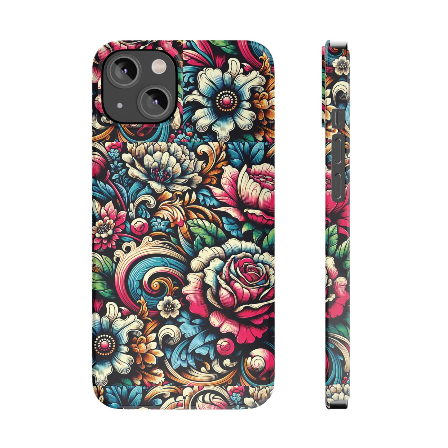 Vibrant Floral | Slim - Caseadia