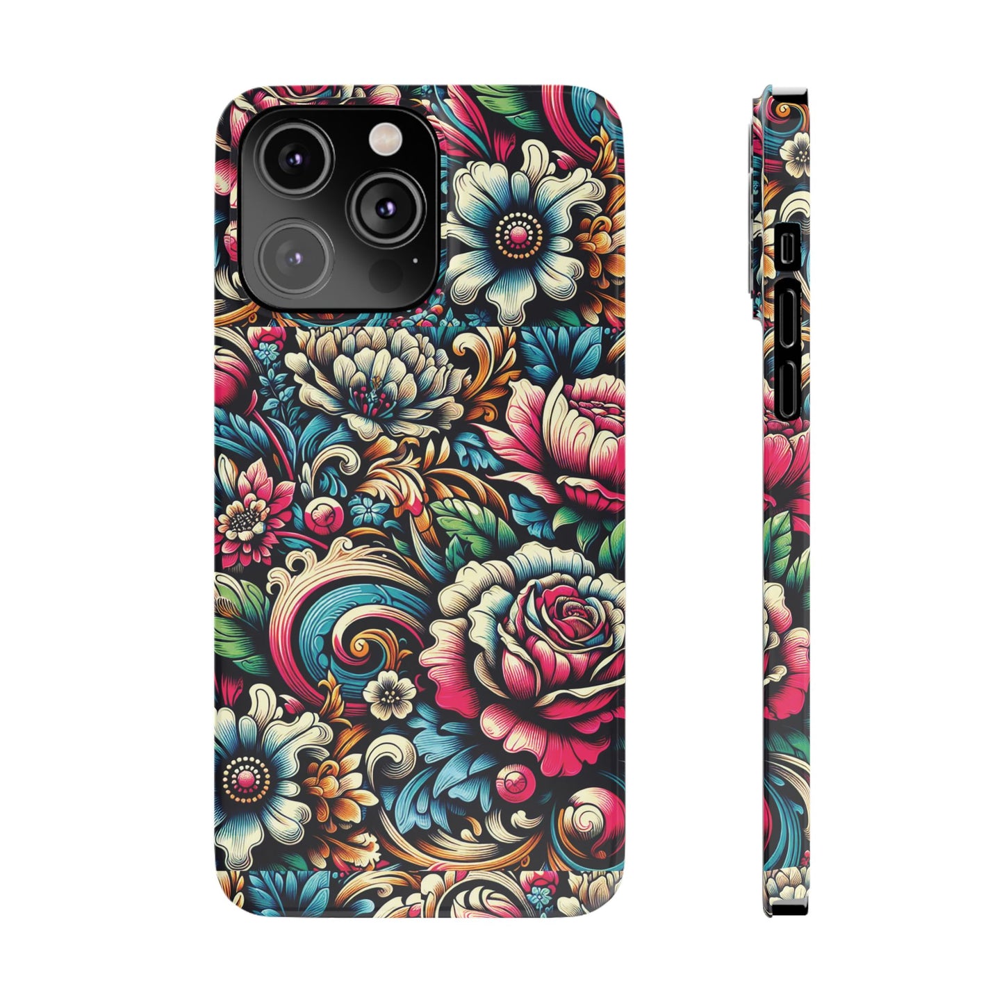 Vibrant Floral | Slim - Caseadia