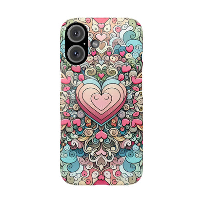 Colorful Hearts | Slim - Caseadia