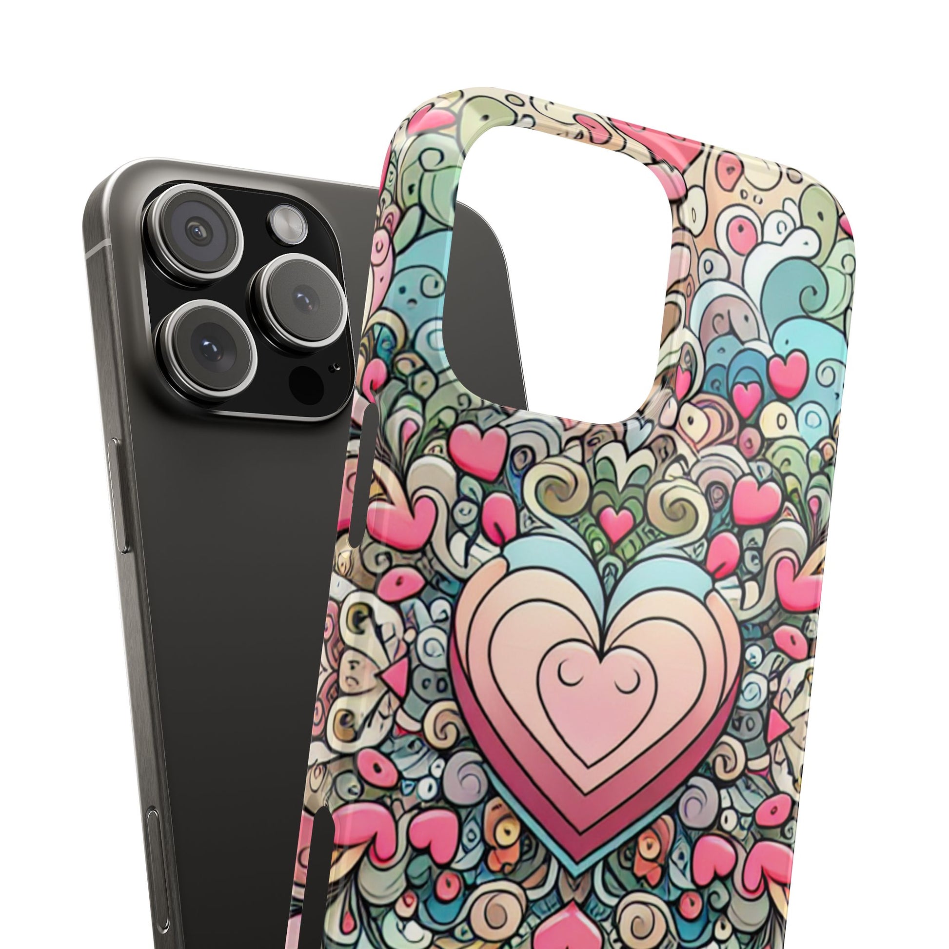 Colorful Hearts | Slim - Caseadia