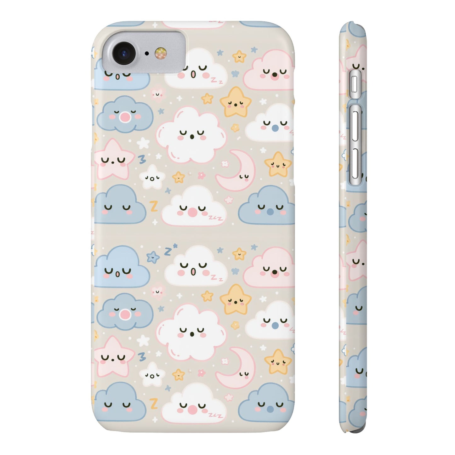 Snooze Clouds | Slim Phone Case - Caseadia