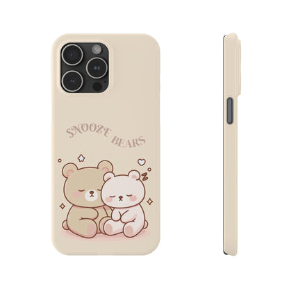 Snooze Bears | Slim Phone Case - Caseadia