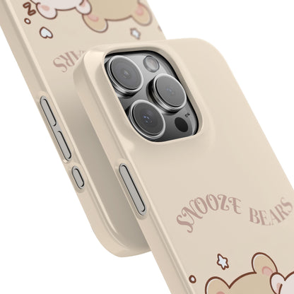 Snooze Bears | Slim Phone Case - Caseadia
