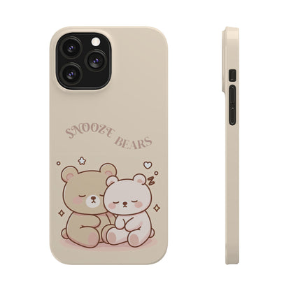 Snooze Bears | Slim Phone Case - Caseadia