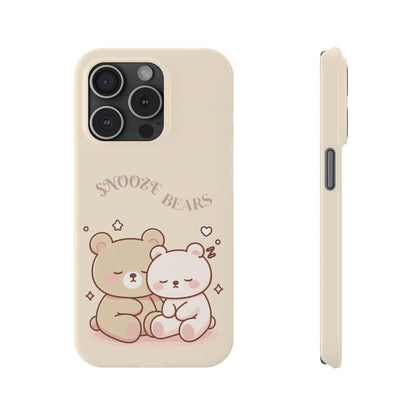 Snooze Bears | Slim Phone Case - Caseadia