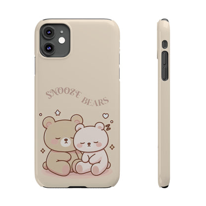 Snooze Bears | Slim Phone Case - Caseadia