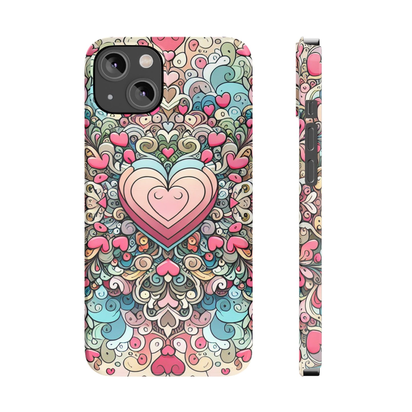 Colorful Hearts | Slim - Caseadia
