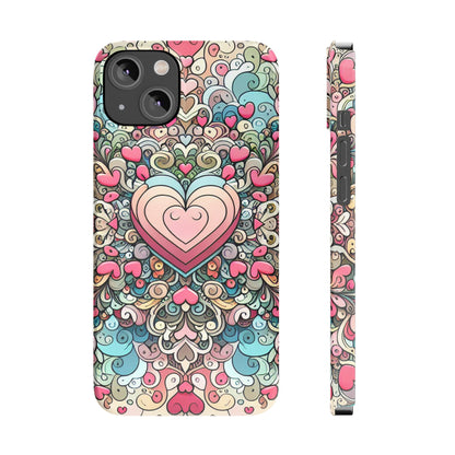 Colorful Hearts | Slim - Caseadia