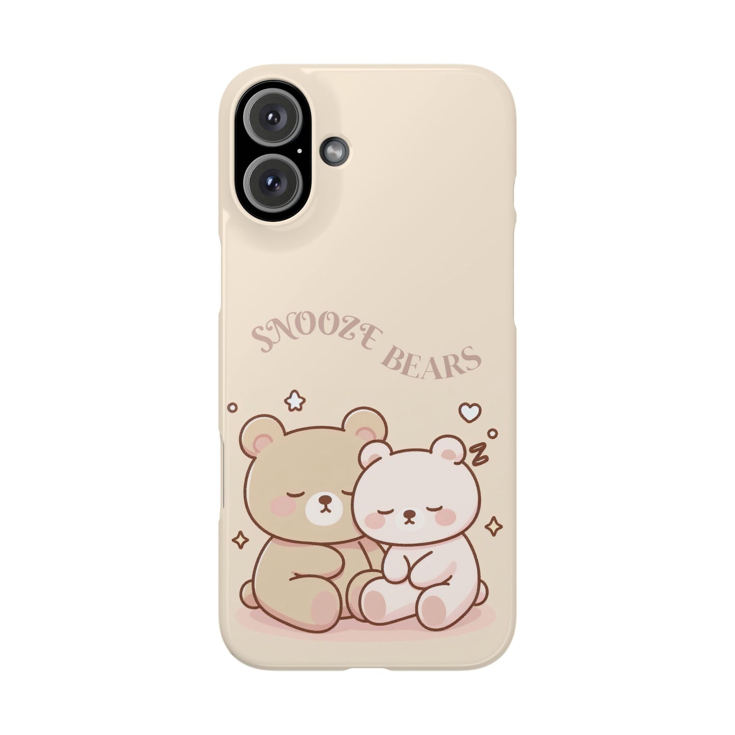 Snooze Bears | Slim Phone Case - Caseadia