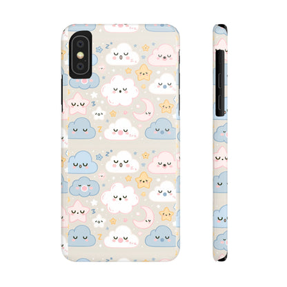 Snooze Clouds | Slim Phone Case - Caseadia