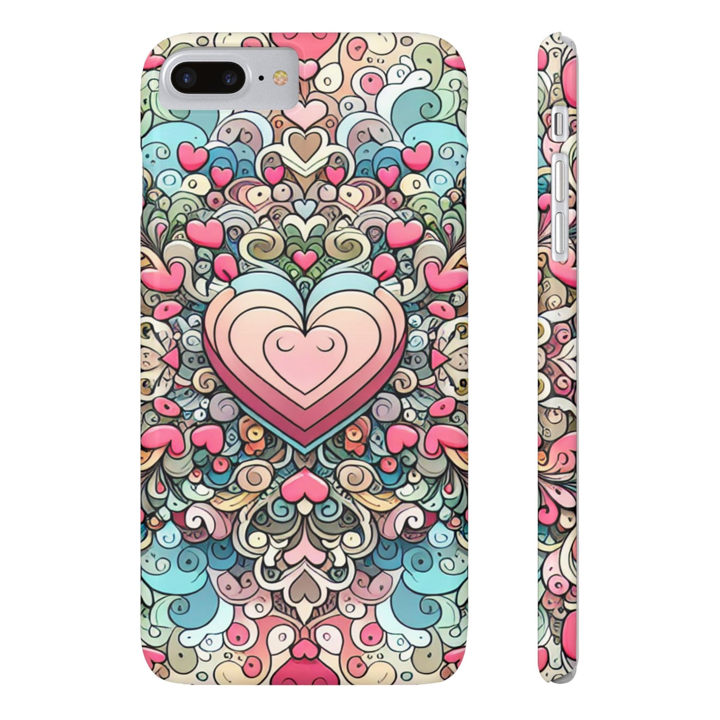 Colorful Hearts | Slim - Caseadia