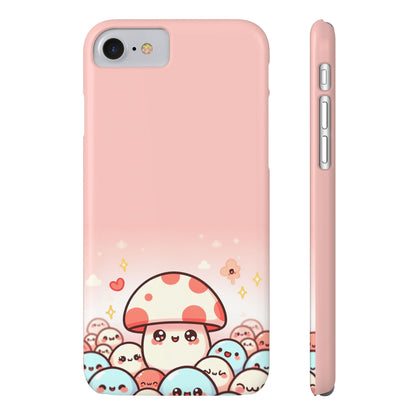 Mushie Shrooms | Slim Phone Case - Caseadia