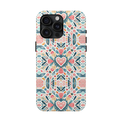 Charming Hearts | Tough Phone Case - Caseadia