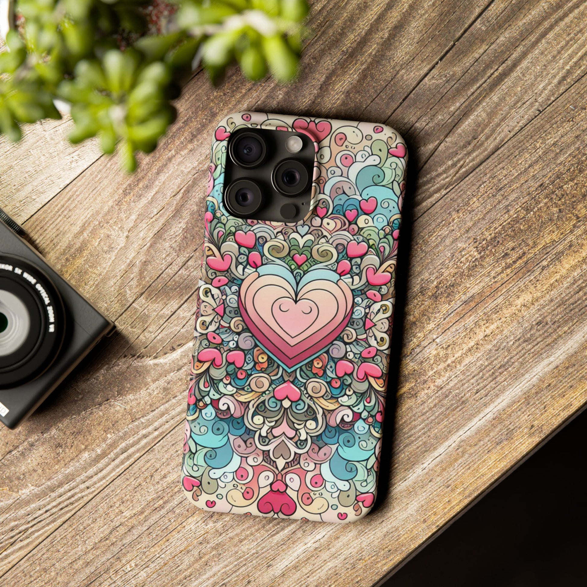 Colorful Hearts | Slim - Caseadia