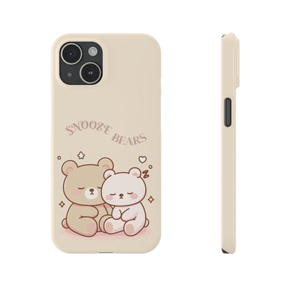Snooze Bears | Slim Phone Case - Caseadia