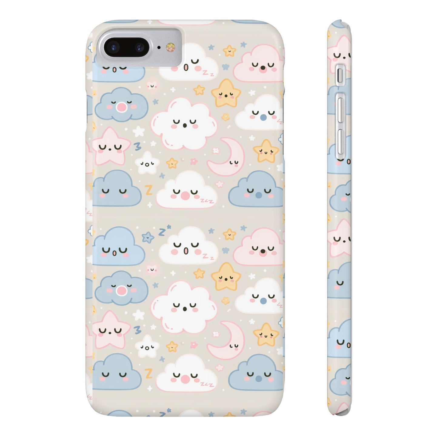 Snooze Clouds | Slim Phone Case - Caseadia
