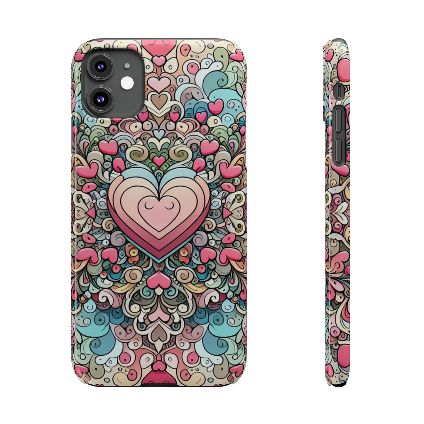 Colorful Hearts | Slim - Caseadia