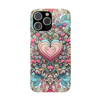 Colorful Hearts | Slim - Caseadia