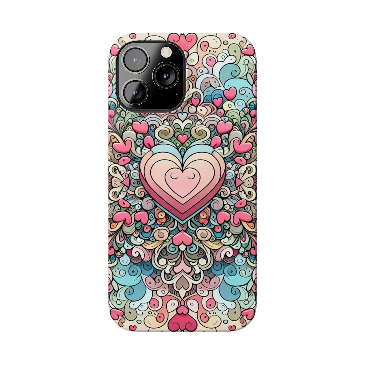 Colorful Hearts | Slim - Caseadia