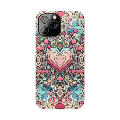 Colorful Hearts | Slim - Caseadia