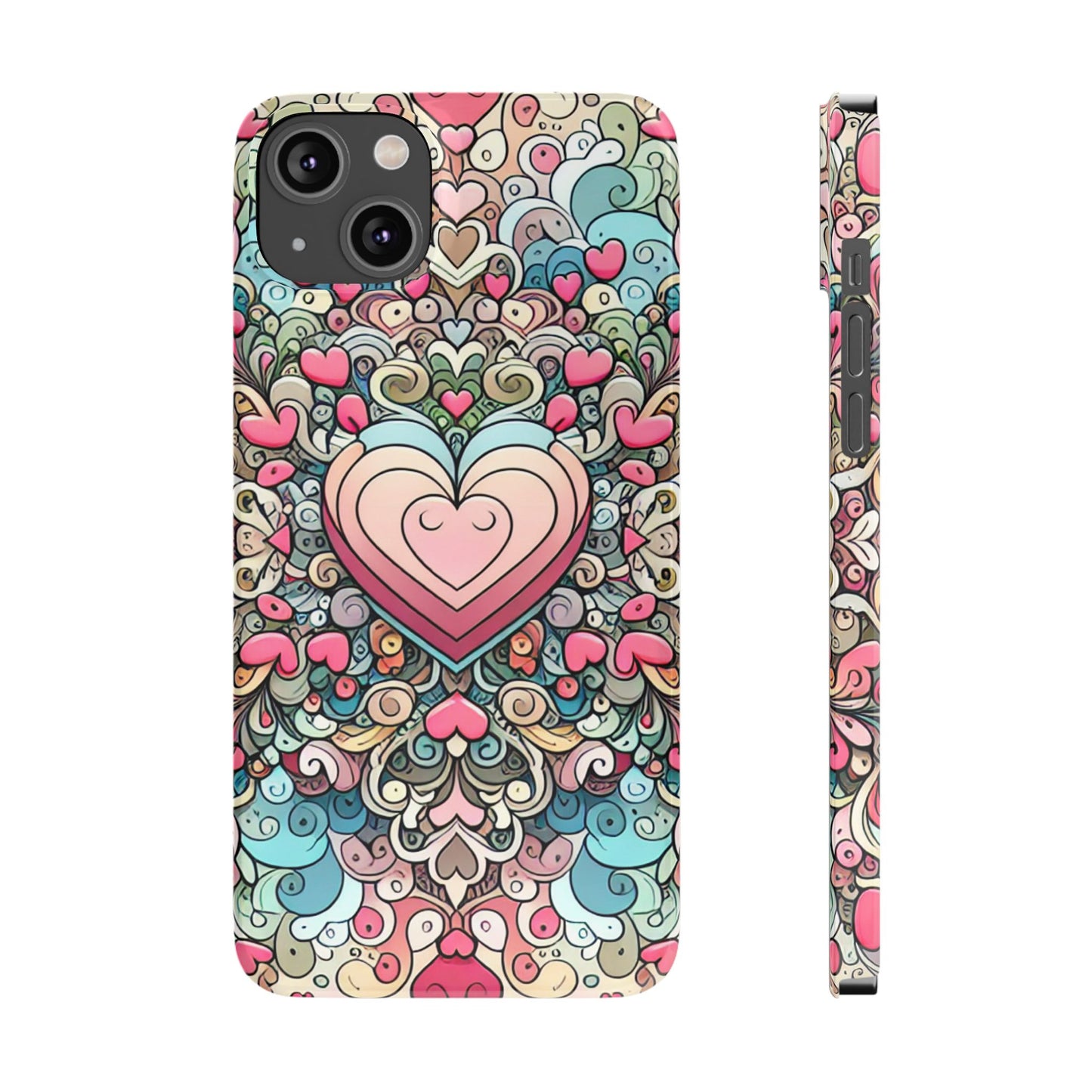 Colorful Hearts | Slim - Caseadia