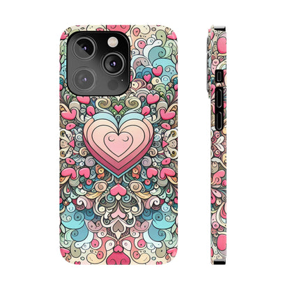 Colorful Hearts | Slim - Caseadia