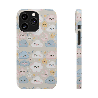 Snooze Clouds | Slim Phone Case - Caseadia