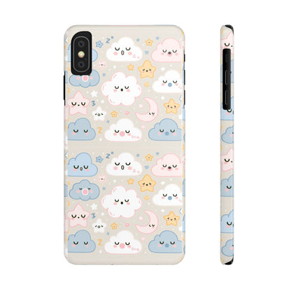 Snooze Clouds | Slim Phone Case - Caseadia