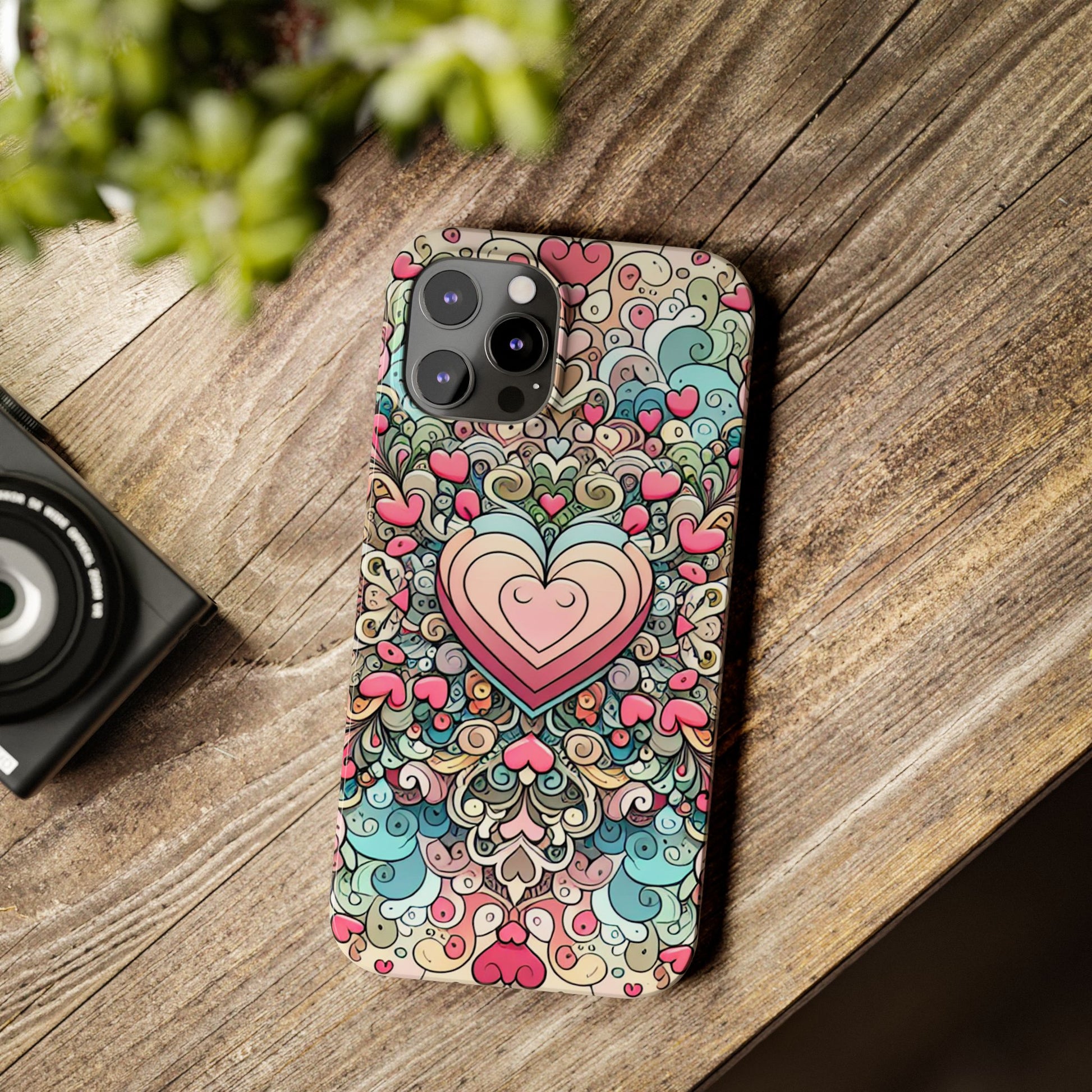 Colorful Hearts | Slim - Caseadia