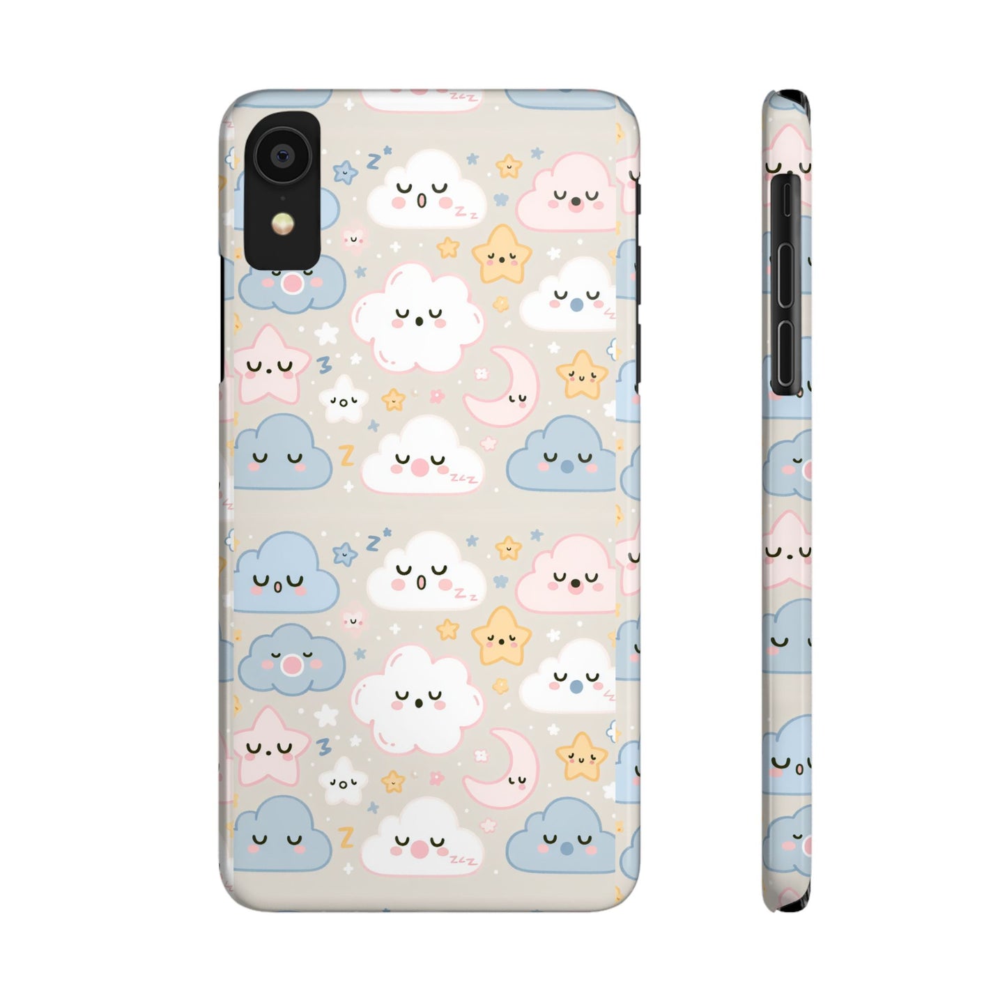 Snooze Clouds | Slim Phone Case - Caseadia