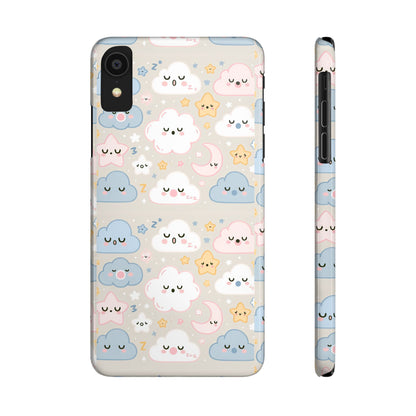 Snooze Clouds | Slim Phone Case - Caseadia