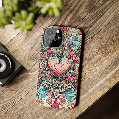 Colorful Hearts | Slim - Caseadia