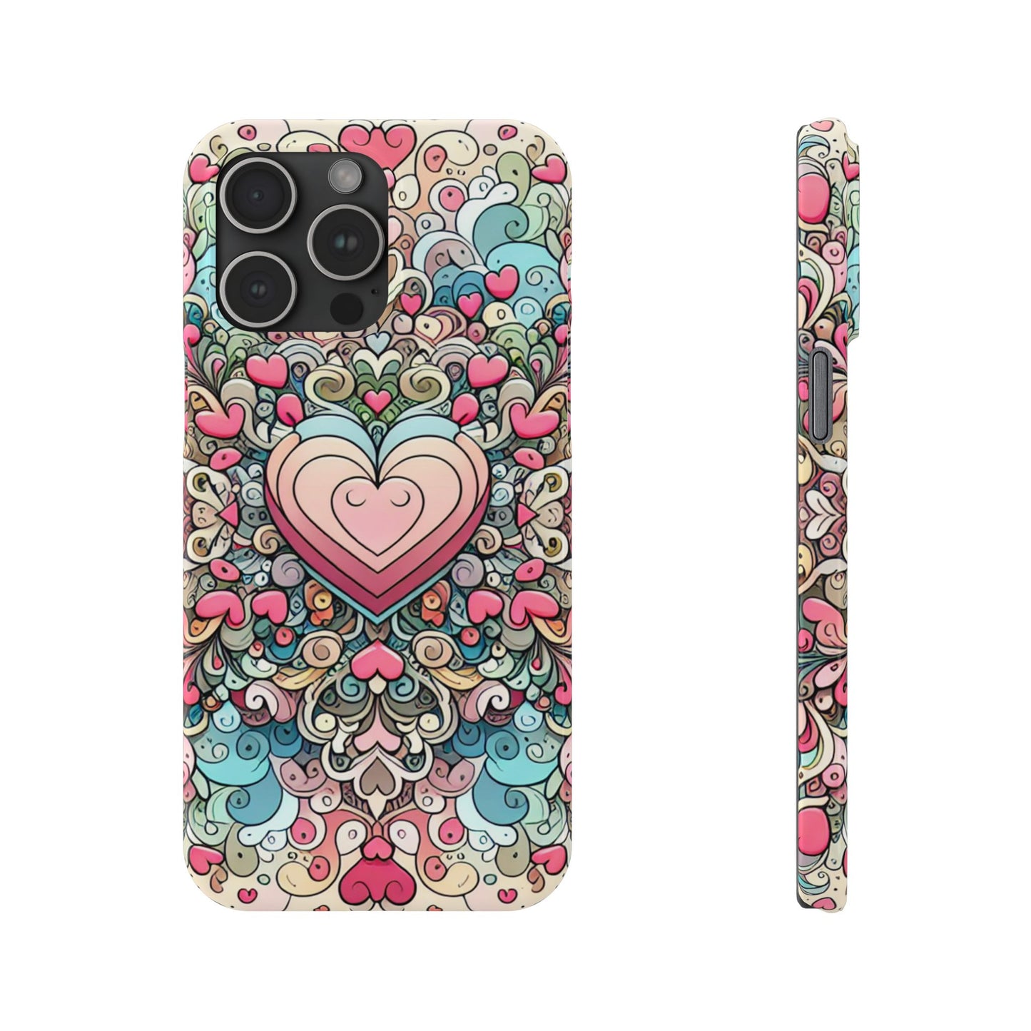 Colorful Hearts | Slim - Caseadia
