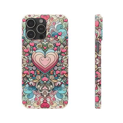 Colorful Hearts | Slim - Caseadia