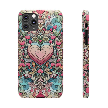 Colorful Hearts | Slim - Caseadia
