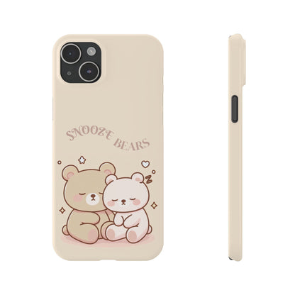 Snooze Bears | Slim Phone Case - Caseadia