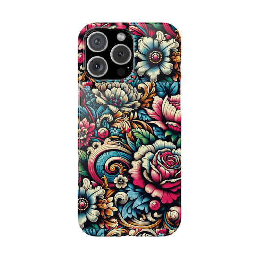 Vibrant Floral | Slim - Caseadia