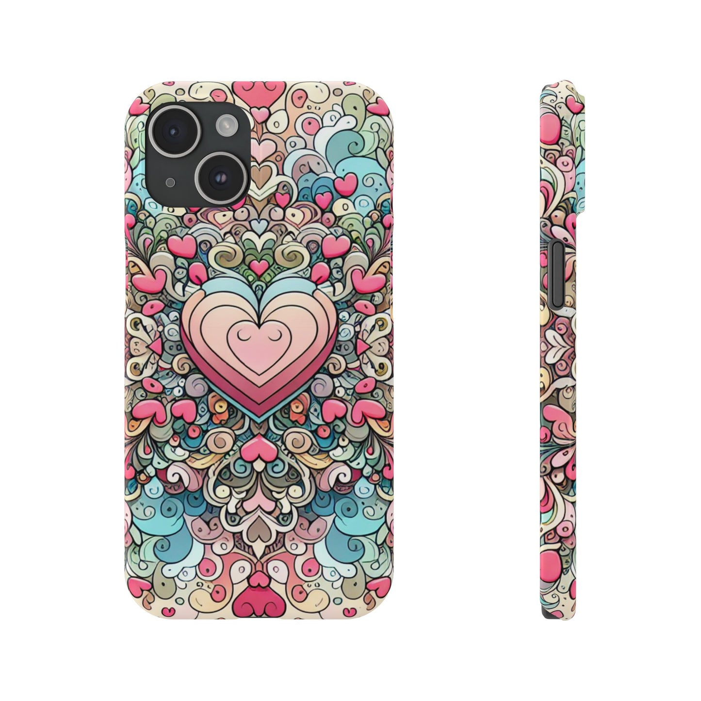 Colorful Hearts | Slim - Caseadia