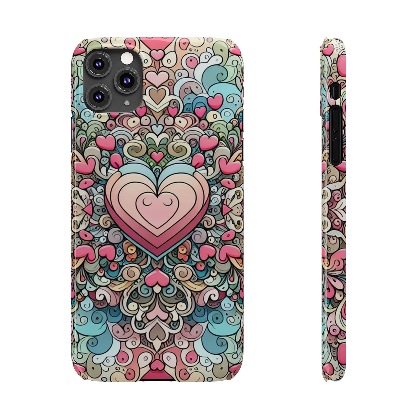 Colorful Hearts | Slim - Caseadia