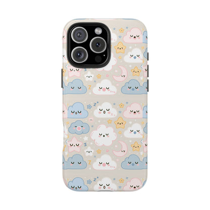 Snooze Clouds | Tough Phone Case - Caseadia