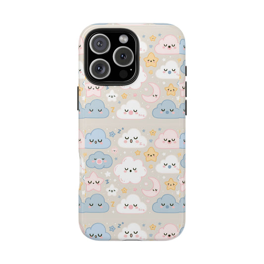 Snooze Clouds | Tough Phone Case - Caseadia