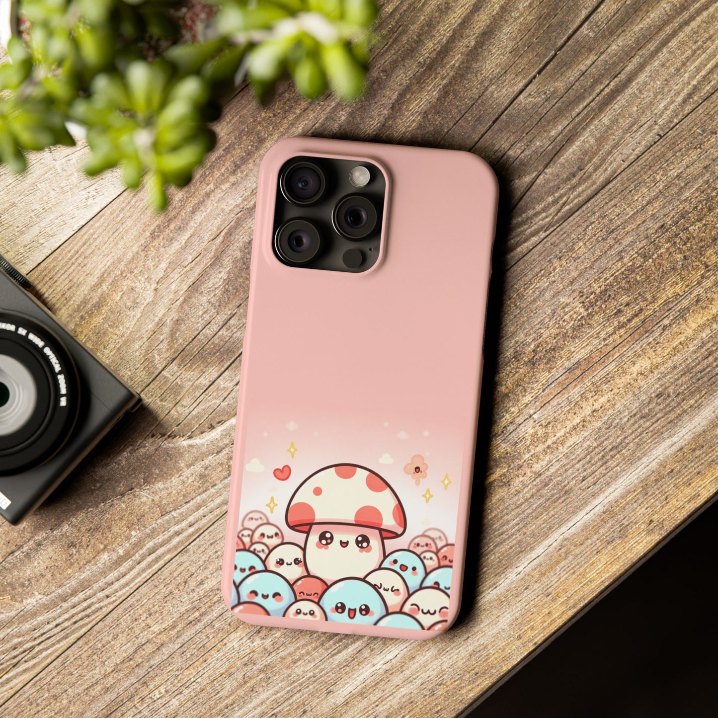 Mushie Shrooms | Slim Phone Case - Caseadia